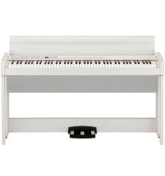 KORG C1-WH piano digital blanco con 88 teclas y altavoces