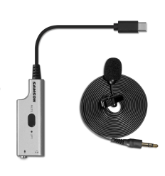 SAMSON LMU1 BROADCAST LAVALIER MICROPHONE BUNDLE