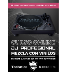 CURSO ONLINE DJ PROFESIONAL MEZCLA CON VINILOS de PRODJ ACADEMY y Jordi Carreras