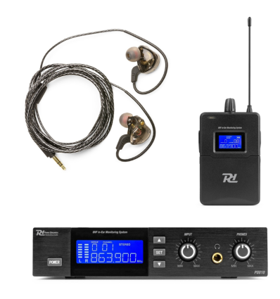 POWER DYNAMICS 179.002 PD810 SISTEMA MONITORIZACIÓN IN EAR UHF