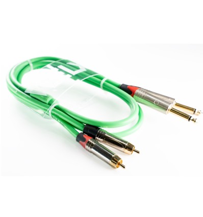 WELX RT - CABLE DOBLE RCA A DOBLE JACK 1.5 METROS