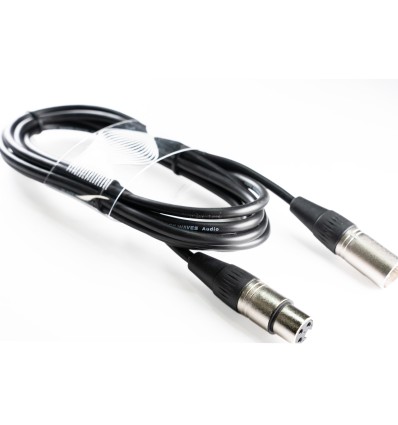 WELX BLACKWAVES CC BALANCED - CABLE XLR MACHO A XLR HEMBRA 3 METROS