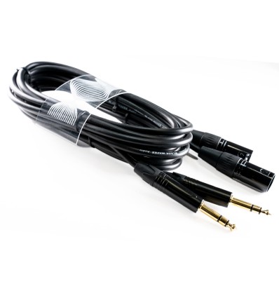 WELX CTM BALANCED - CABLE DOBLE XLR MACHO A DOBLE JACK 3 METROS