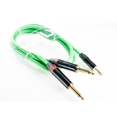 WELX RXT - CABLE MINI JACK A DOBLE JACK 1.5 METROS