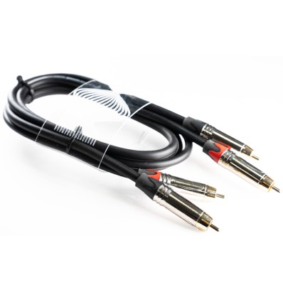 WELX BLACKWAVES RR SILVER - CABLE DOBLE RCA A DOBLE RCA 2 METROS