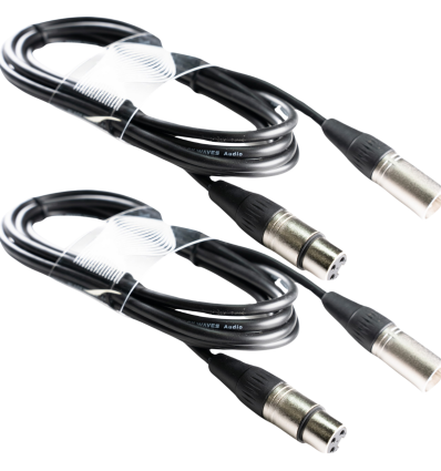 WELX BLACKWAVES CC BALANCED - CABLE DOBLE XLR MACHO A DOBLE XLR