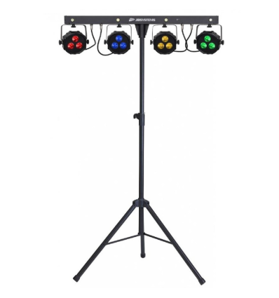 JB SYSTEMS LIVESET2 BARRA 4 PROYECTORES RGB + 4 LEDS STROBO