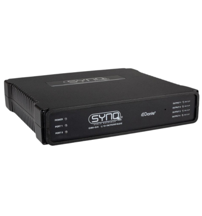 ≫ Comprar SYNQ DBI-44 MATRIZ DE AUDIO DANTE 4X4 | Profesional DJ®