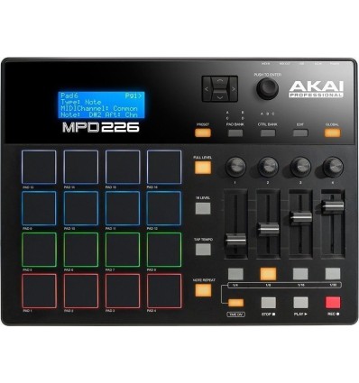 Akai MPD226: Controlador de Pads MIDI Profesional con RGB