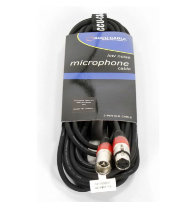 Comprar ACCU-CABLE AC-XMXF/10 CABLE MICROFONO XLR 10M - 9.87 €