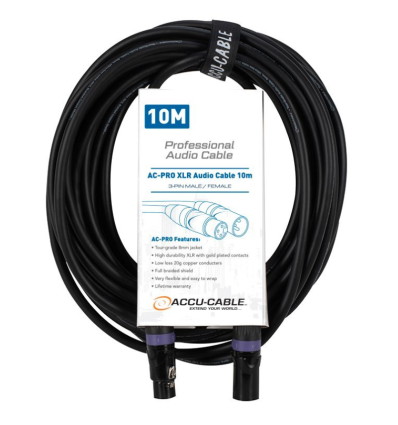 Comprar ACCU-CABLE AC-PRO XLR AUDIO CABLE 10M - 20,40 €