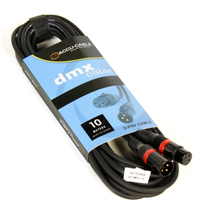 Comprar ACCU-CABLE AC-DMX3/10 3 P. XLRM/3 P. XLRF 10M DMX - 12,80 €