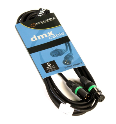 Comprar ACCU-CABLE AC-DMX3/5 3 P. XLRM/3 P. XLRF 5M DMX - 10,30 €