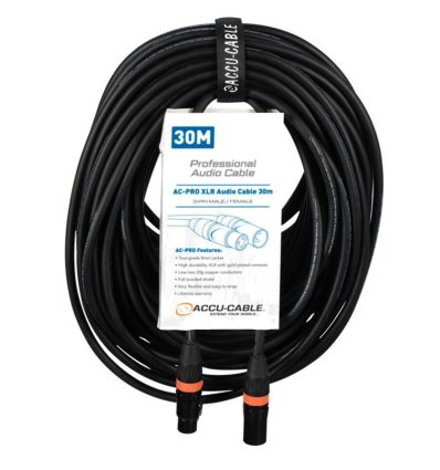 Comprar ACCU-CABLE AC-PRO XLR AUDIO CABLE 30M - 52.40 €