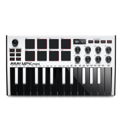 ≫ Comprar AKAI MPK MINI MK3 WHITE - 88 € | Profesional DJ®