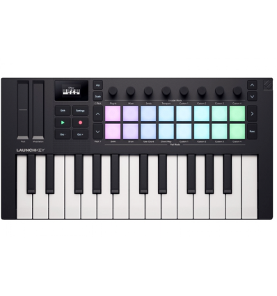 Novation Launchkey Mini 25 MK4 - Controlador MIDI portátil 25 teclas