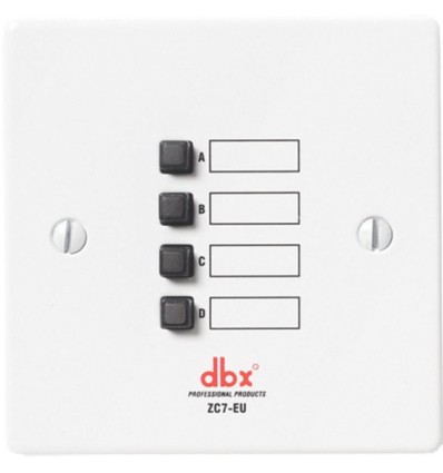 DBX ZC-7 EU | Control de zonas con Push-to-Talk para ZonePro