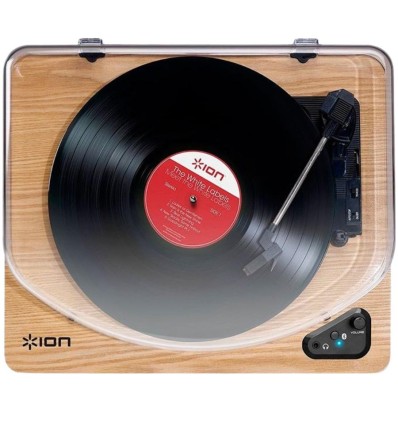 ION Audio Air LP Madera | Tocadiscos con Bluetooth y USB