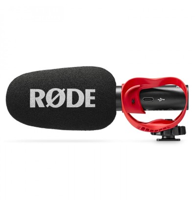 Rode VideoMic GO II - Micrófono compacto para cámaras y USB