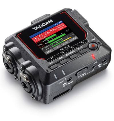 TASCAM FR-AV2 grabadora compacta de campo 32-bit float