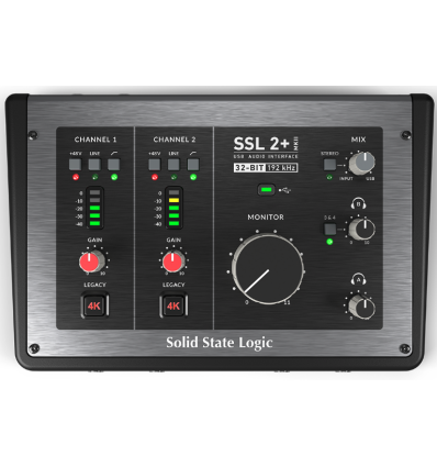 SSL 2+ MKII interfaz de audio USB, calidad de estudio