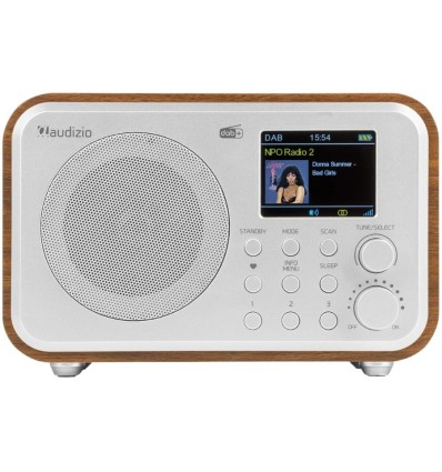 Audizio Milan DAB+ Radio Plata – Bluetooth y batería recargable