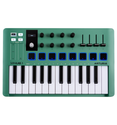 Arturia MiniLab 3 Mint – Controlador MIDI portátil en edición limitada