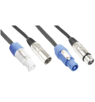 PD Connex CX06-0.50 Ligero Combi Cable XLR y PowerCon 0.50m