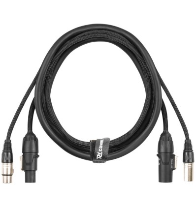 PD Connex CX07-0.35 Combi Cable Powerconnector TR - XLR M/F 0.35m