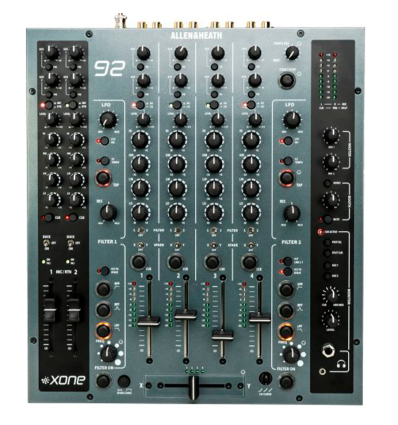 Allen & Heath XONE:92 MK2 – Mezclador DJ profesional de 4 canales