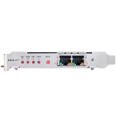 Focusrite RedNet PCIeNX, 128x128 canales Dante, latencia baja