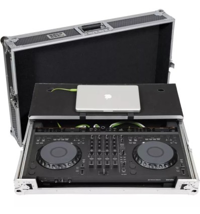 Flight case controlador MIDI Alphatheta DDJ-GRV6 Plata - Walkasse