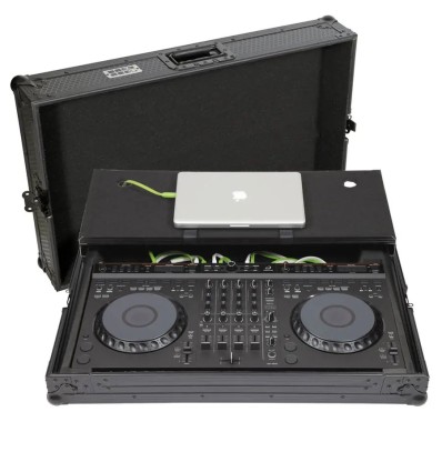 Flight case controlador MIDI Alphatheta DDJ-GRV6 con soporte portátil