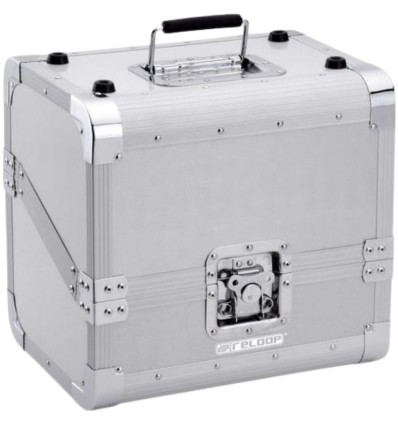 Reloop 80 Record Case Silver - Estuche para 80 discos de vinilo