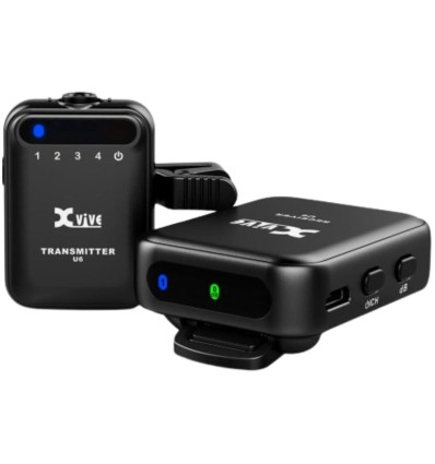 XVIVE U6 - Micrófono inalámbrico compacto para cámaras DSLR y smartpho