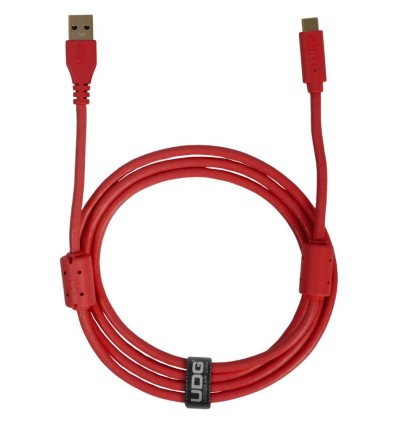 UDG U98001RD USB 3.2 C-A Cable 1.5m Rojo para Audio Profesional