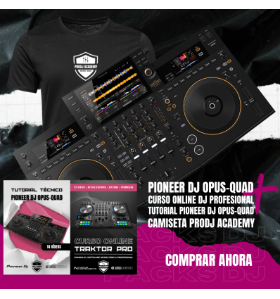 PIONEER DJ OPUS-QUAD + TUTORIAL + CURSO DJ + CAMISETA