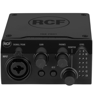 RCF TRK PRO1 - Interfaz de audio USB 2.0 de 24 bits/192 kHz