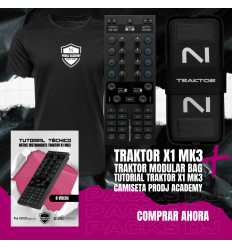 NATIVE INSTRUMENTS TRAKTOR X1 MK3 + TUTORIAL + MODULAR BAG + CAMISETA