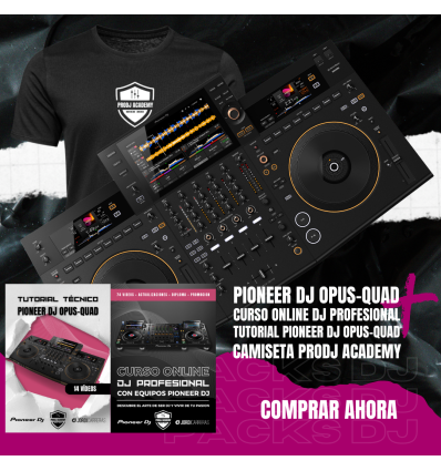 PIONEER DJ OPUS-QUAD + TUTORIAL + CURSO DJ + CAMISETA