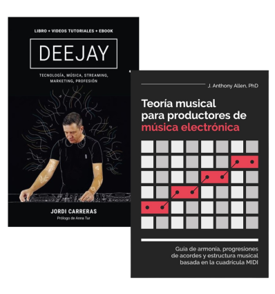 Pack libros: Deejay El Libro + Teoría Musical para Productores