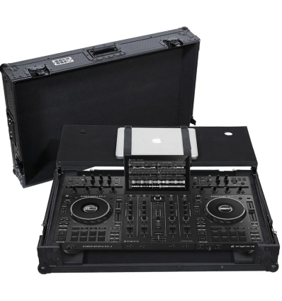 Flight case para Denon DJ Prime 4 con soporte y ruedas - Walkasse