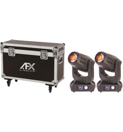 AFX HOTBEAM-10R-PACK: Pack de 2 cabezas móviles híbridas 280W