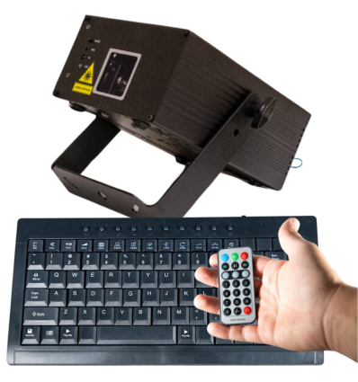 SHOWAGUA ES2RGB Laser RGB 2W con teclado USB y DMX