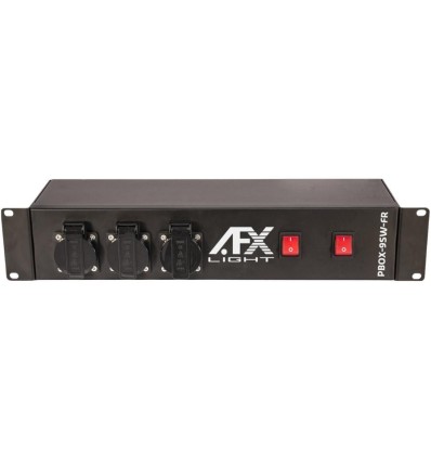 AFX PBOX-9SW-FR - Distribuidor de energía 9 salidas para rack 19"