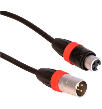 AFX DMX-IP-XLRMF-10 - Cable DMX 10m IP65 con conectores XLR