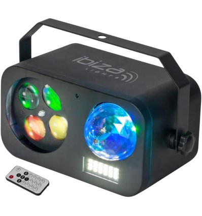 Efecto 3 en 1 Ibiza Light COMBILED20 - Astro, Strobo, Gobo