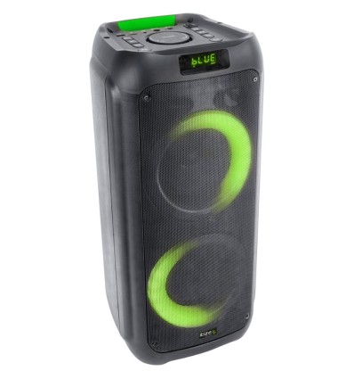 Altavoz portátil Ibiza Sound LYRA400 - 300W, Bluetooth, luces LED