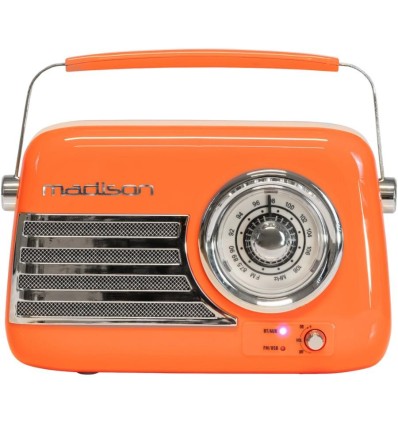 Madison FREESOUND-VR40OR – Radio vintage 30W Bluetooth