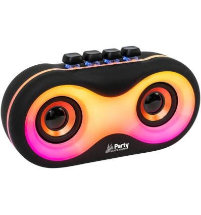 Altavoz portátil PARTY-OWL - Bluetooth, USB, LED, batería recargable